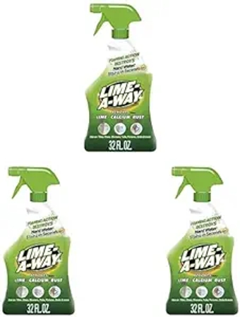 Bathroom Cleaner, 32 fl oz Bottle, Removes Lime Calcium Rust (Pack of 3)