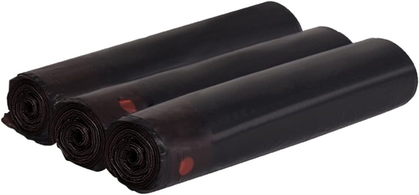 3 Rolls Trash Bag Kitchen Garbage Bags Home Drawstring Litter Bags Food Scraps Waste Bags Drawstring Garbage Bagsq Trashbags Rubbish Bags Indoor Trash Can Plastic Student