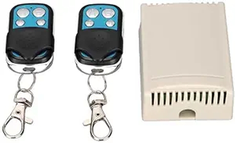 RF Remote Control Switch 4 Channel 433MHz Learning Wireless Relay Transmitter Receiver for Lights Door Window 12V