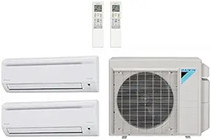 27,000 Btu 17.7 Seer Daikin Multi Zone Mini Split Heat Pump System - 9K-18K 4MXS36RMVJU - FTXS09LVJU - FTXS18LVJU
