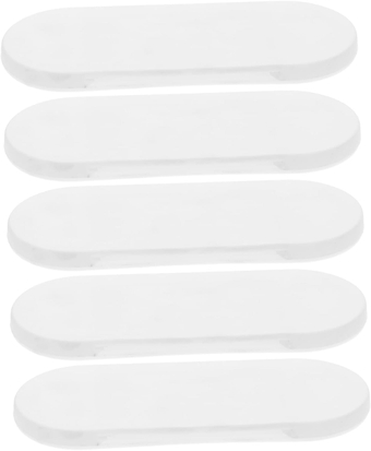 5pcs Adhesive Remote Holder Cord Keepers for Cables Socket Fixer Sticky Power Strip Holder Wall Mounted Hooks Punch Free Cable Management System Wall Hanging Remote Control White