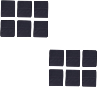 12 Pcs Microfiber Cleaning Cloth Microfiber Cloth for Glasses Jewelry Cleaner Cloth Jewelry Cleaning Cloth Cleaning Cloth for Jewelry Wipe Cloth Mobile Phone Screen