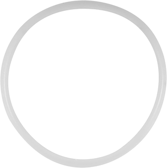 Pressure Cooker Sealing Ring, 22/24/26/32cm Dia Clear Silicone Gasket Sealing Ring Cookware Accessories Replacement High Temperature Resistance for Household Restaurant(Diameter 26CM)