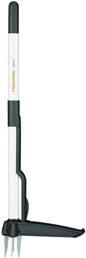 Light Weed Puller, Stainless Steel/Plastic Handle, Brown/White, 90 cm