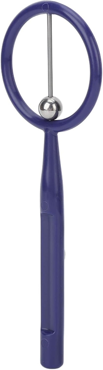 Lips Tongue Muscle Trainer, Professional PP Alloy Oral Muscle Strength Tongue Training Tool for Children, Tongue Tip Exerciser (Blue)