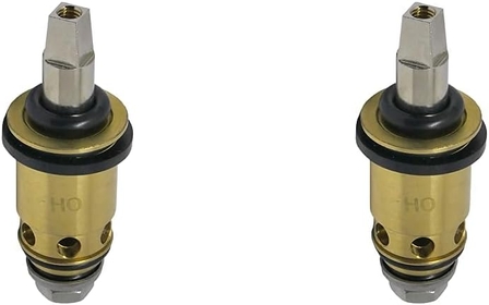6S-3C Faucet Stem, For Use With Chicago Faucets Model Sink Faucets, Metal, Brass (Pack of 2)