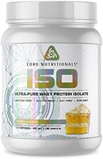 ISO, 100% Micro Filtered, Zero Artificial Fillers, 25g Whey Protein Isolate, 32 Servings (Vanilla Cake)