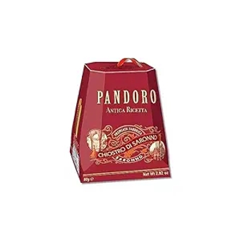 Chiostro di Saronno Pandoro Italian Cake - Traditional Italian Bread - Premium Gourmet Bread - Thanksgiving, Holiday Food Gift - Traditional Recipe Christmas Cake - Beautifully Wrapped - Classic (Mini, 2.82oz)