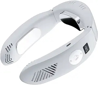 2022 upgraded cooling heating three-sided large-area Portable Air Conditioner Neck Fan heatstroke prevention camping holiday hanging It can also be used on vacation to cool the face, white