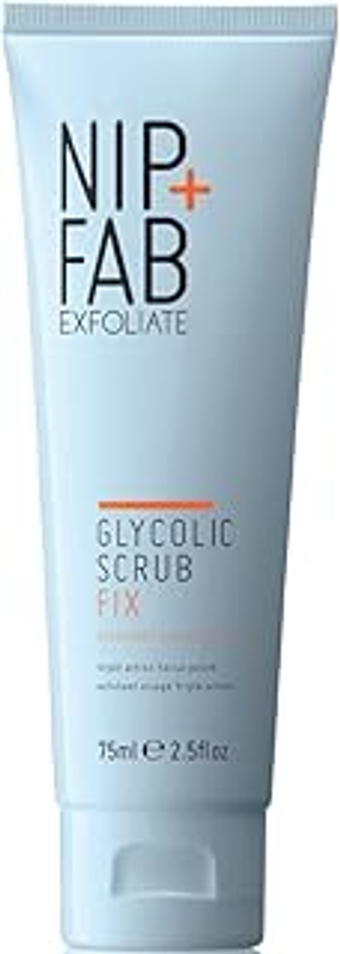 Nip + Fab Glycolic Acid Fix Face Scrub with Salicylic Acid, AHA/BHA Exfoliating Facial Cleanser Polish for Refining Pores ...