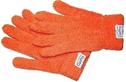 Plush Microfiber Gloves (1 Pair) - Wipe Wax, Polish, or Residue Out of Seams and Tight Spaces