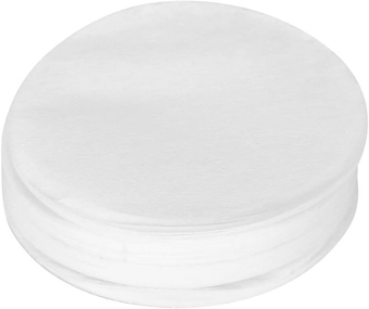 100Pcs Per Set Coffee Filter Paper, Round Shape Fiber Filter Paper Moka Pot Filter Paper Replacement Filter for Coffee Mocha (White)(No. 6 60mm) kitchen Home Appliances