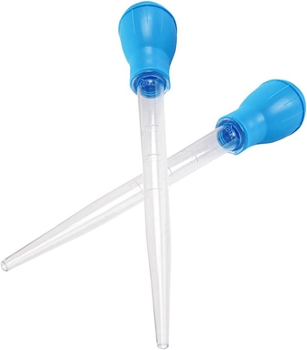2pcs Mini Straws Vacum Cleaner Water Changer for Fish Tank Aquarium Coral Feeder Aquarium Dropper Fish Tank Siphon and Vacuum Straw Fish Dropper Automatic