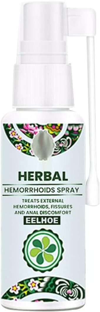Hemorrhoids Spray， Herbal Hemorrhoids Spray, Fast Relief of Hemorrhoids and Anal fissures, Hemorrhoid Relief Cream, for Soothing External Hemorrhoids Calms (I)