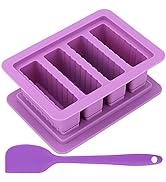 Silicon Butter Mold, Butter Molds Tray with Lid,Large Butter Maker with Food Grade Silicone Spatu...
