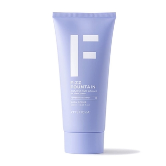 FIZZ FOUNTAIN AHA/BHA Body Scrub Exfoliant, Built for Acne-Prone Skin, Delivering Clearer Pores, Cleaner Skin and Future Clarity