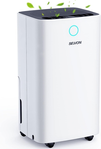 480oz 2,000 Sq. Ft Dehumidifiers for Home and Basements, Whole House Dehumidifier with Auto Shut-off, with Drain Hose for Auto Drainage and Water Tank for Manual Drainage, Intelligent Control