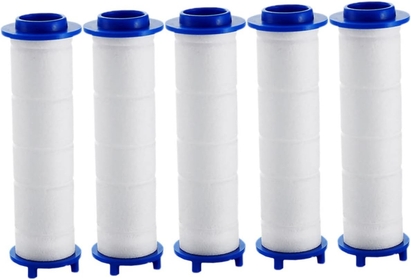 5pcs Replacement Filter Water Filter Shower Head Shower Head with Filters Shower Filter Shower Water Filter Home Water Filter Shower Head Water Filter Pp Cotton Core Inner Core