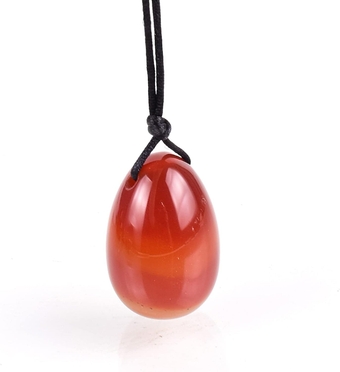 Yoni Egg Set Natural Agate Yoni Egg Mineral Stone Massage Ball Kegel Exercise Tool Pelvic Floor Muscle,30x20 Drill