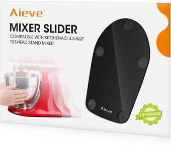 Aieve Upgrade Mixer Slider Board Compatible with KitchenAid 4.5-5 QT Tilt-Head Stand Mixer, Black