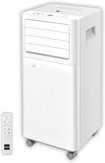 8,000 BTU Smart Portable Air Conditioner with Wifi, Dehumidifier and Remote Control, AC for Living Room, Bedroom, Small/Medium Rooms in White
