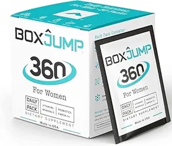 Daily Multivitamin Packs for Women - Packed with All Essential Minerals and Vitamins for Women - Boost Energy, Increase Endurance, Aid Immune Support - Vitamin D, C, E, A, B12+ (30-Day) - BoxJump 360