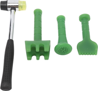 Massage Hammers Set, Promote Circulation Manual Body Massage Hammers Set Relax Muscles 4 Pcs for Lumbar