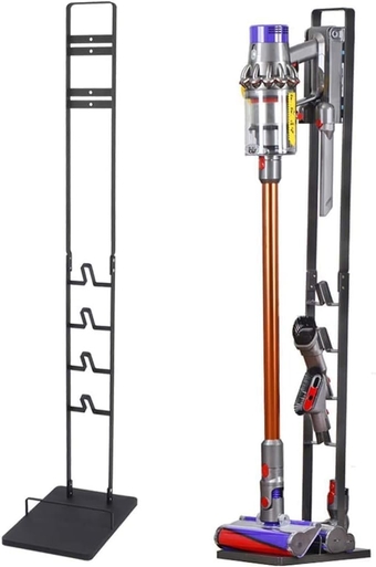Dyson Vacuum Stand, Stable Metal Storage Bracket Stand Docking Station Accessories Holder for Dyson Handheld Vacuum Cleaner V15 V11 V10 V8 V7 V6 Cordless Stick Vacuum Cleaners (Grey)