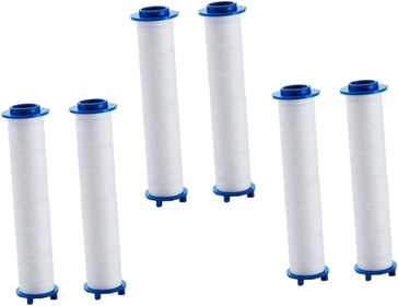 6pcs Shower Filter Bath Filter Showerhead Filters Water Filtered Shower Head Filter Replacement Pool Replacement Filter Ionic Shower Head Spa Filter Tub Supplies Cotton