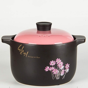 HIZLJJ Chef Deluxe Hot-Pot Insulated Casserole Food Warmer/Cooler High Temperature Resistance Open Flame Household Casserole/Ceramics Practical Lock Temperature Stew Pot