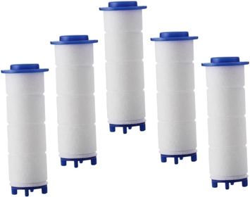 5Pcs Shower Head Filter Cotton garden hose filter replacement water purifier shower sprinkler filter water filter replacement hand held white pp cotton handheld sprinkler pump