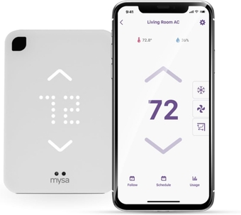 Smart Thermostat for Mini-Split Heat Pumps | Smart Controller to Replace Remote | Easy Setup | Use w/HomeKit, Alexa, Google Home | Wi-Fi Programmable | Remote Control with Free App