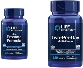 Ultra Prostate Formula, Saw Palmetto for Men, pygeum, stinging Nettle Root, lycopene & Two-Per-Day High Potency Multi-Vitamin & Mineral Supplement - Vitamins, Minerals