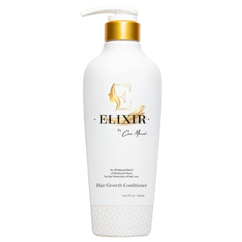 Elixir by Coco March Hair Growth Plant Based Conditioner - Natural Formula, No Harmful Chemicals, No Parabens for Strengthening Hair & Increased Volume - 16.9 fl oz 500 ml