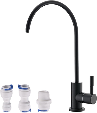 Havin Bar Sink Faucet, RO Water Filter Faucet,Drinking Water Faucet fits Most Water Filtration System, Kitchen Reverse Osmosis Faucet,Beverage Faucet,Filter Tap,Lead-Free Stainless Steel(Matte Black)