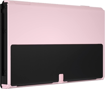 DIY Console Back Plate for Switch OLED, Cherry Blossoms Pink Replacement Housing Shell Case for Nintendo Switch OLED Console [Only The Backplate, NOT The Console]