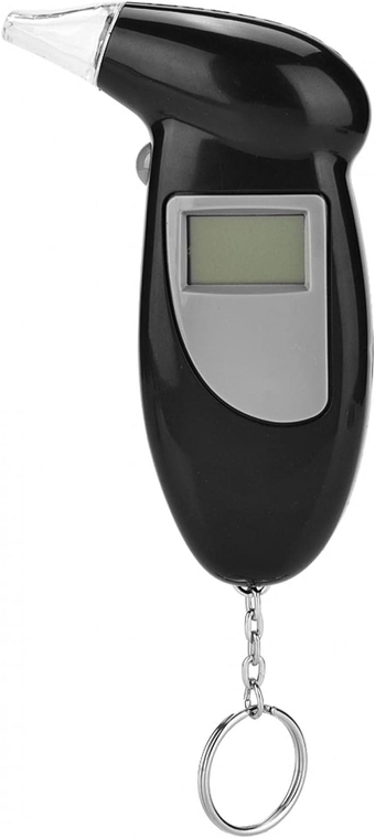 Alcohol Checker, LCD Screen Professional Alcohol Breath Tester Analyzer Lie Detector Breathalyser No Backlight