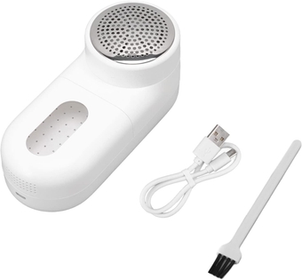 Rechargeable Fabric Shaver Handheld Portable Electric Lint Remover Shaver Home Hairball Trimmer to Remove Pilling Fuzz Lint