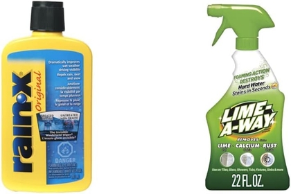 Rain-X 800002243 Glass Treatment- 7 fl oz. (Packaging may vary) &  Cleaner, 22 Fluid Ounce