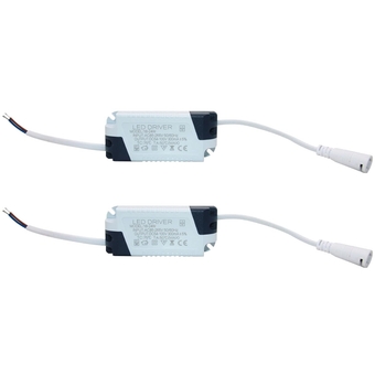 18~24W LED Driver 300mA Constant Current High Power AC 85-265V Output 54-100V DC Female Connector with Clip, External Power Supply LED Ceiling Lamp Rectifier Transformer