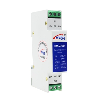 Din Rail 12V 24V 48V 220V AC/DC Power Supply Lightning Surge Protector Arrester SPD Surge Protective Device (Size : 24V DCAC)