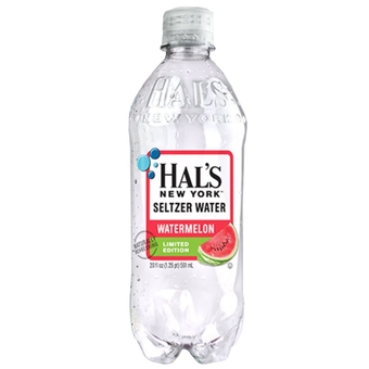 Seltzer Carbonated Watermelon Flavored Sparkling Water, Zero Sugar, Zero Calorie, Zero Carbs, 20 Fl Oz (Pack of 24)