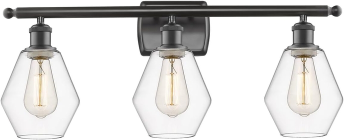 516-3W-OB-G652-6 3-Light Bath Vanity Light Oil Rubbed Bronze