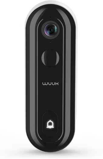 Add-on 2K Doorbell Camera, Require Existing Homebase, Video Doorbell Wireless/Wired, No Subscription, 2.4/5 GHz WiFi, Human and Motion Detection, Work with Alexa, Google Home, and IFTTT