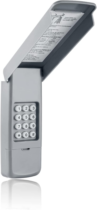 Garage Door Opener Keypad for Liftmaster Chamberlain Craftsman Opener with Learn Button, Universal Replacement for 877MAX G940EV-P2 878MAX 377LM 977LM 877LM 66LM (Flip Cover)
