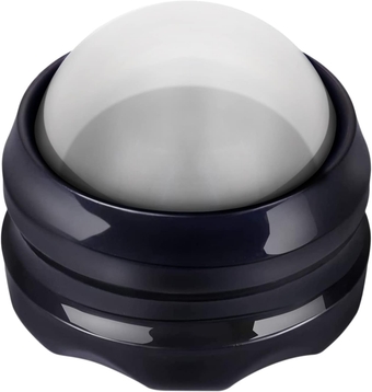 Manual Massage Ball, Handheld Massage Roller Ball Gel Core Massage Ball, Physical Therapy Tool for Myofascial Release Muscles Pain Relief deep Tissue Massage Black