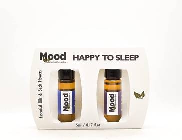 Happy to Sleep Set, by   - Essential Oils and Bach Flowers Roll On Products - for Children and Adults - Daily Routine - Good Night + Sweet Dreams - 0.17 fl Oz (2 Bottles Pack)
