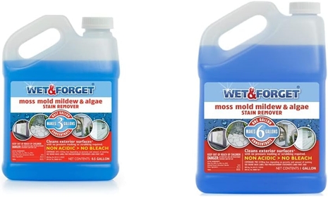 &  Moss, Mold, Mildew, & Algae Stain Remover Multi-Surface Outdoor Cleaner Concentrate, Original