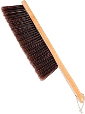 Hand Broom,Horse Hair Brushes,Soft Horsehair Upholstery Brush with Handle,Shop Brush Dustpan,Foxtail Broom,Dust Broom for ...