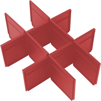 48-22-8472 Packout Drawer Dividers for Milwaukee Packout 2-Drawer Tool Box &Milwaukee Packout Organizer(Red)